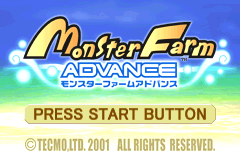 Screenshot from Monster Farm Advance (Japan)
