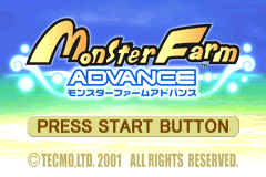 Screenshot from Monster Farm Advance (Japan)