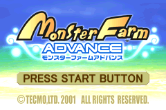Screenshot from Monster Farm Advance (Japan)