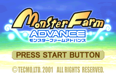 Screenshot from Monster Farm Advance (Japan)