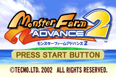 Screenshot from Monster Farm Advance 2 (Japan)