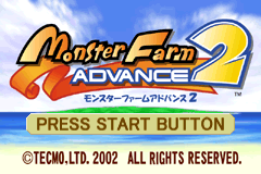 Screenshot from Monster Farm Advance 2 (Japan)