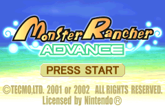 Screenshot from Monster Rancher Advance (USA)