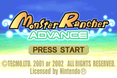 Screenshot from Monster Rancher Advance (USA)
