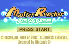 Screenshot from Monster Rancher Advance (USA)