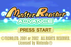 Screenshot from Monster Rancher Advance (USA)