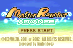 Screenshot from Monster Rancher Advance (USA)
