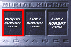 Screenshot from Mortal Kombat Advance (Europe)