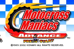 Screenshot from Motocross Maniacs Advance (USA) (En,Es)