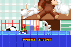 Screenshot from Motocross Maniacs Advance (USA) (En,Es)