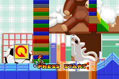 Screenshot from Motocross Maniacs Advance (USA) (En,Es)