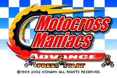 Screenshot from Motocross Maniacs Advance (USA) (En,Es)