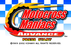 Screenshot from Motocross Maniacs Advance (USA) (En,Es)