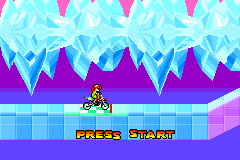 Screenshot from Motocross Maniacs Advance (USA) (En,Es)