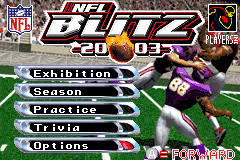 Screenshot from NFL Blitz 2003 (USA)