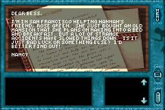 Screenshot from Nancy Drew - Message in a Haunted Mansion (USA)