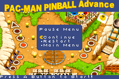 Screenshot from Pac-Man Pinball Advance (Europe) (En,Fr,De,Es,It)