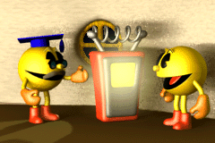 Screenshot from Pac-Man Pinball Advance (USA)