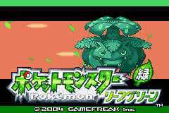 Screenshot from Pocket Monsters - LeafGreen (Japan) (Rev 1)