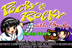 Screenshot from Pocky & Rocky with Becky (USA)