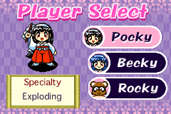Screenshot from Pocky & Rocky with Becky (USA)