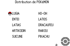 Screenshot from Pokemon - 10th Anniversary Distribution (France) (Kiosk)