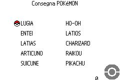 Screenshot from Pokemon - 10th Anniversary Distribution (Italy) (Kiosk)
