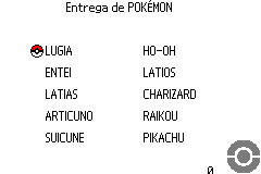 Screenshot from Pokemon - 10th Anniversary Distribution (Spain) (Kiosk)