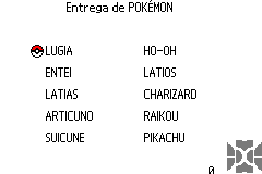 Screenshot from Pokemon - 10th Anniversary Distribution (Spain) (Kiosk)
