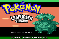 Screenshot from Pokemon - LeafGreen Version (USA, Europe) (Rev 1)