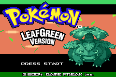 Screenshot from Pokemon - LeafGreen Version (USA, Europe) (Rev 1)