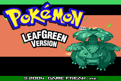 Screenshot from Pokemon - LeafGreen Version (USA, Europe) (Rev 1)
