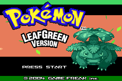 Screenshot from Pokemon - LeafGreen Version (USA, Europe) (Rev 1)