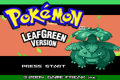 Screenshot from Pokemon - LeafGreen Version (USA, Europe)