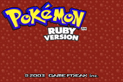 Screenshot from Pokemon - Ruby Version (USA, Europe) (Rev 2)