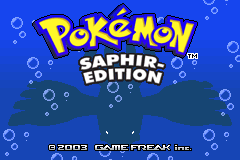 Screenshot from Pokemon - Saphir-Edition (Germany)
