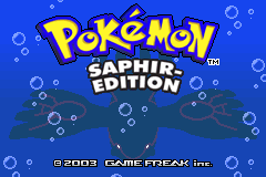 Screenshot from Pokemon - Saphir-Edition (Germany)