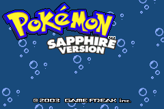Screenshot from Pokemon - Sapphire Version (USA, Europe) (Rev 1)