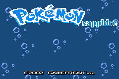 Screenshot from Pokemon - Sapphire Version - Gotta Catch 'em All! (USA) (Unl)