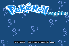 Screenshot from Pokemon - Sapphire Version - Gotta Catch 'em All! (USA) (Unl)