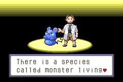 Screenshot from Pokemon - Sapphire Version - Gotta Catch 'em All! (USA) (Unl)