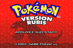 Screenshot from Pokemon - Version Rubis (France)