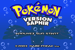Screenshot from Pokemon - Version Saphir (France) (Rev 1)