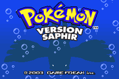Screenshot from Pokemon - Version Saphir (France)