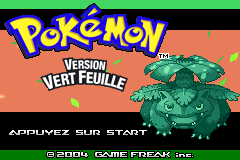 Screenshot from Pokemon - Version Vert Feuille (France)