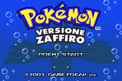 Screenshot from Pokemon - Versione Zaffiro (Italy) (Rev 1)