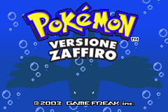 Screenshot from Pokemon - Versione Zaffiro (Italy)