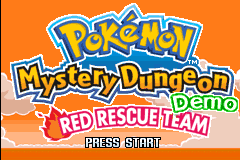 Screenshot from Pokemon Mystery Dungeon - Red Rescue Team (USA) (Demo) (Kiosk)