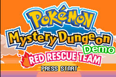 Screenshot from Pokemon Mystery Dungeon - Red Rescue Team (USA) (Demo) (Kiosk)