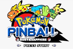 Screenshot from Pokemon Pinball - Ruby & Sapphire (Europe) (En,Fr,De,Es,It)